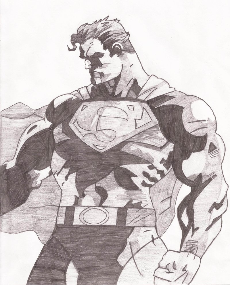800x990 Superman Sketch By Superheroarts