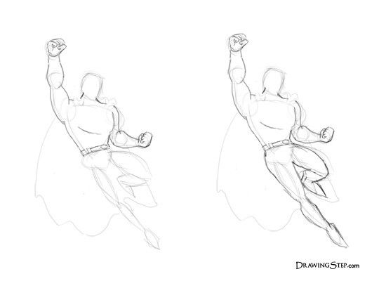 Superman Outline Drawing at GetDrawings | Free download