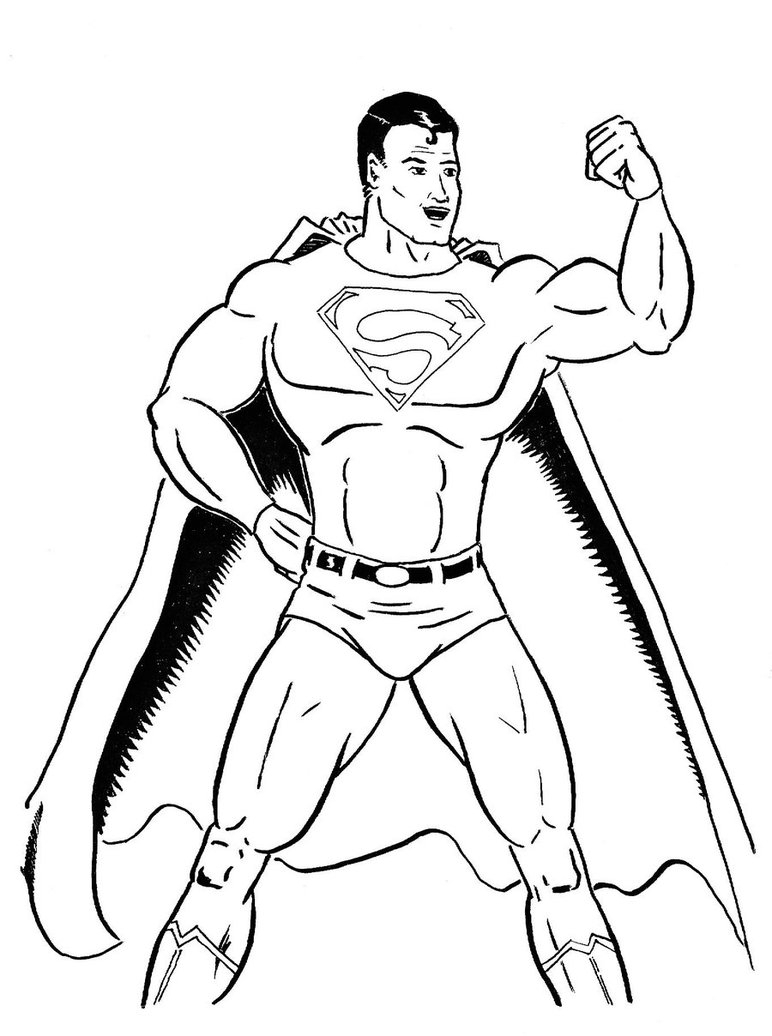 772x1036 Easy Drawings Of Superman