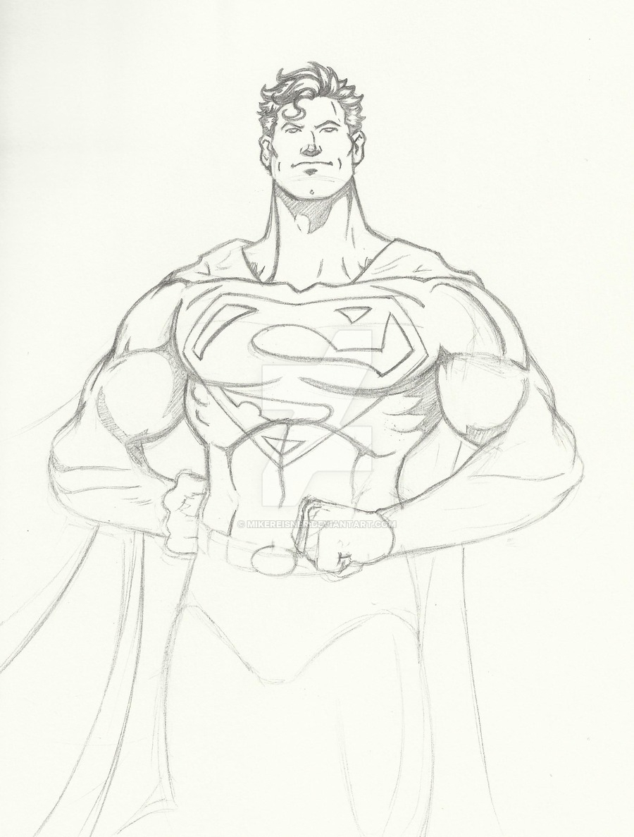 Superman Drawing Easy at GetDrawings | Free download