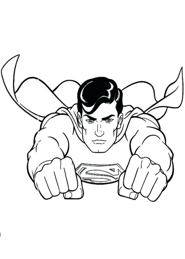 600x840 Super Man Coloring Pages Superman Adventures Of Superman Coloring