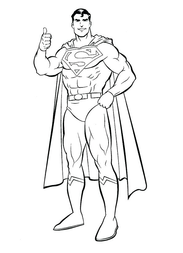 595x822 Superman Coloring Pages Free Superman Coloring Pages Together