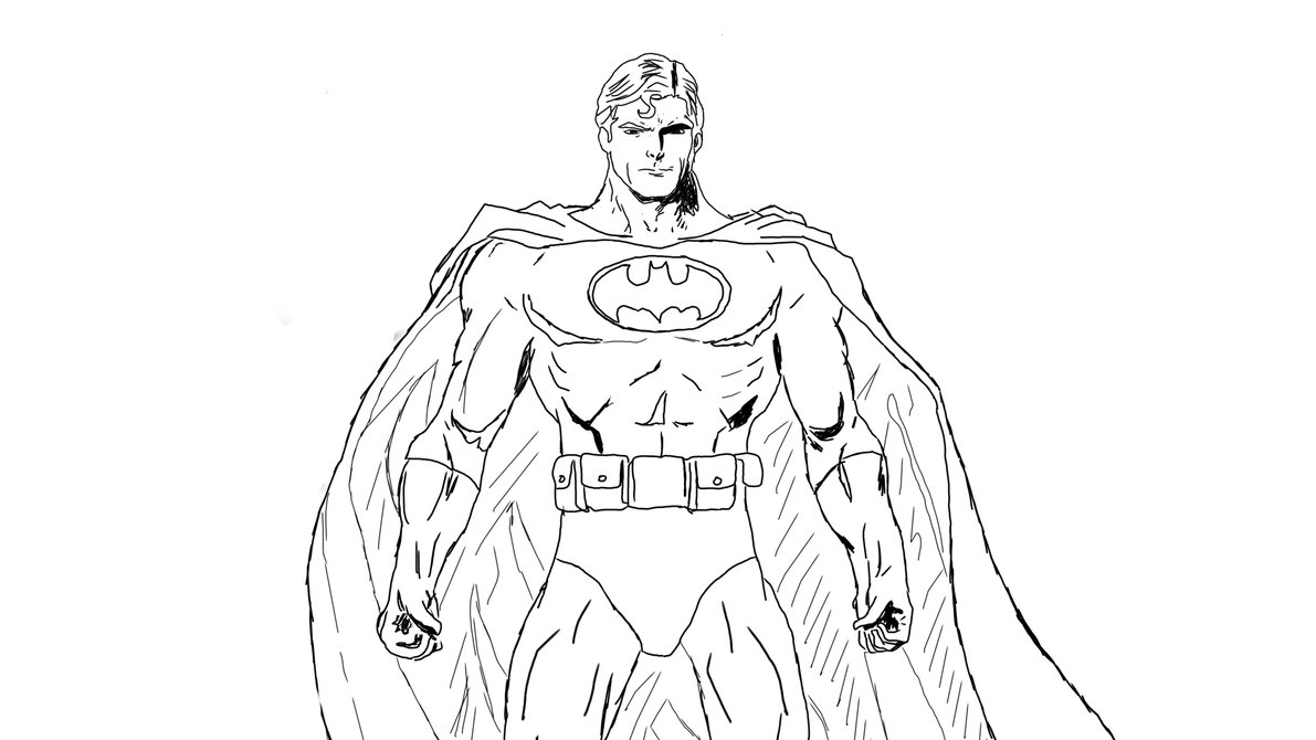 1191x670 Batman And Superman Fan Art Drawing By Gamezbase