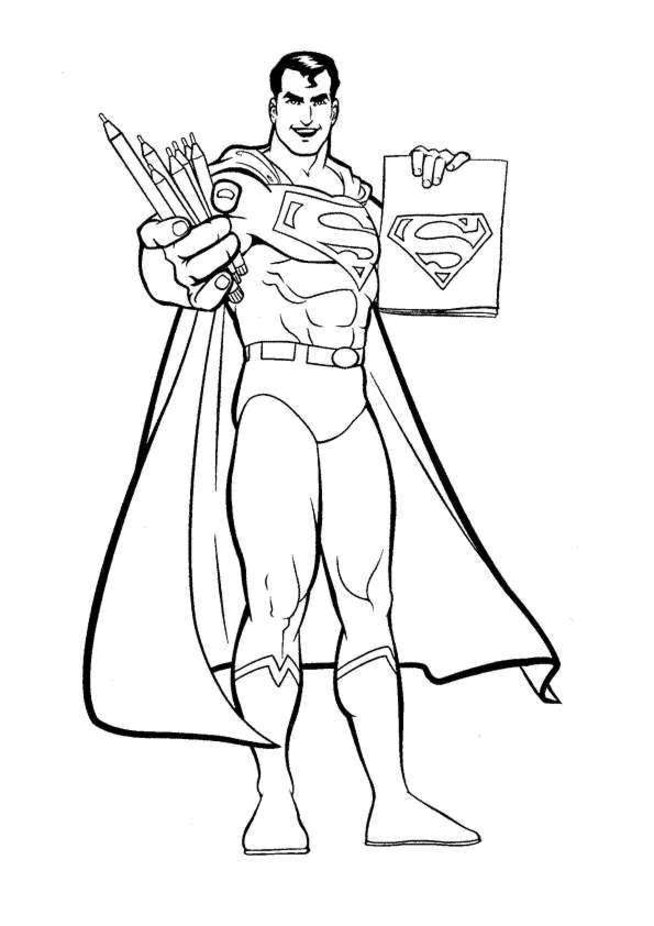 654x926 Superman Drawings 308237