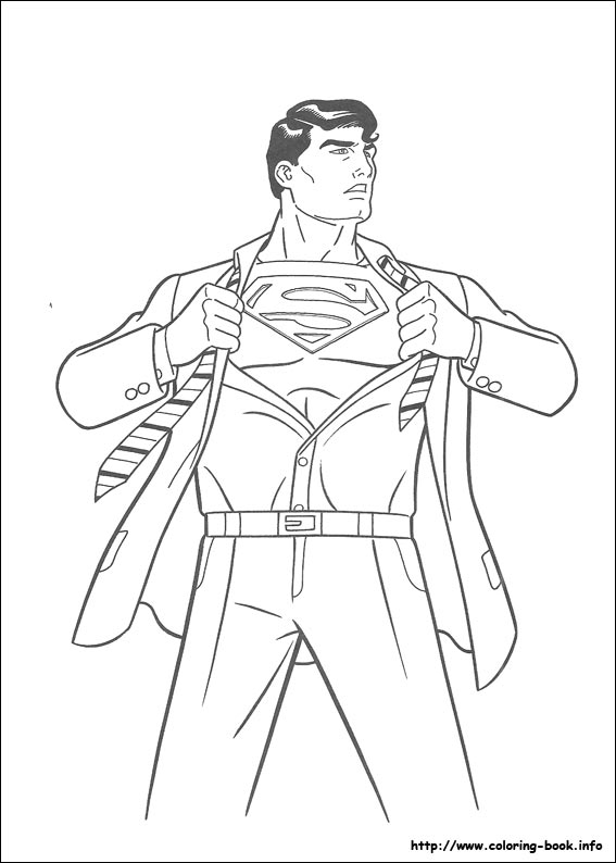 567x794 Superman Coloring Pages On Coloring
