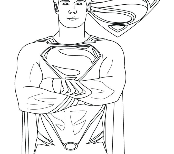 678x600 Brilliant Amusing Superman Coloring Page Image Pages Printing