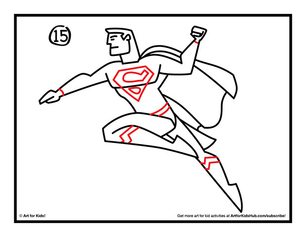 620x479 Drawn Superman Easy