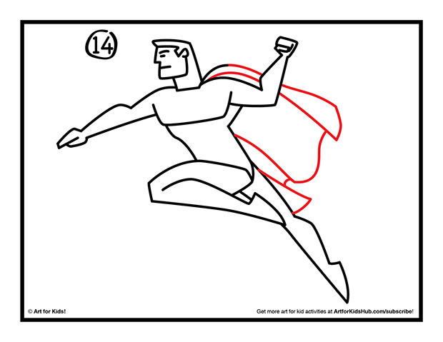 620x479 How To Draw Superman