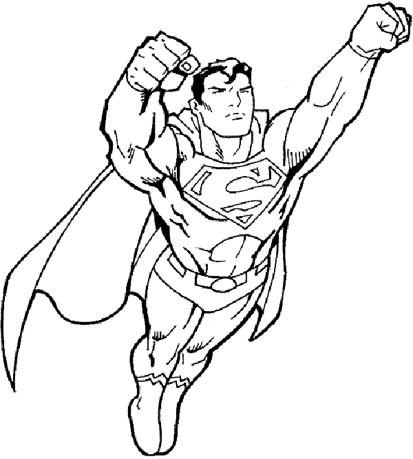 600x667 Superman Flying Clipart