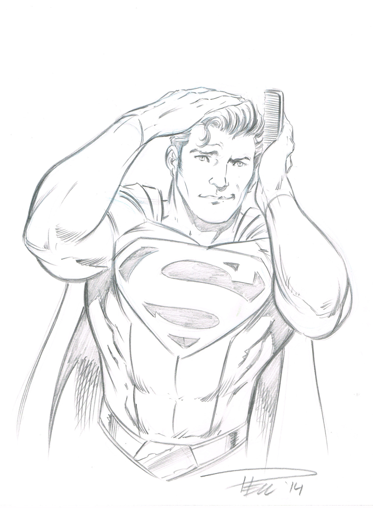 Superman Face Drawing at GetDrawings | Free download