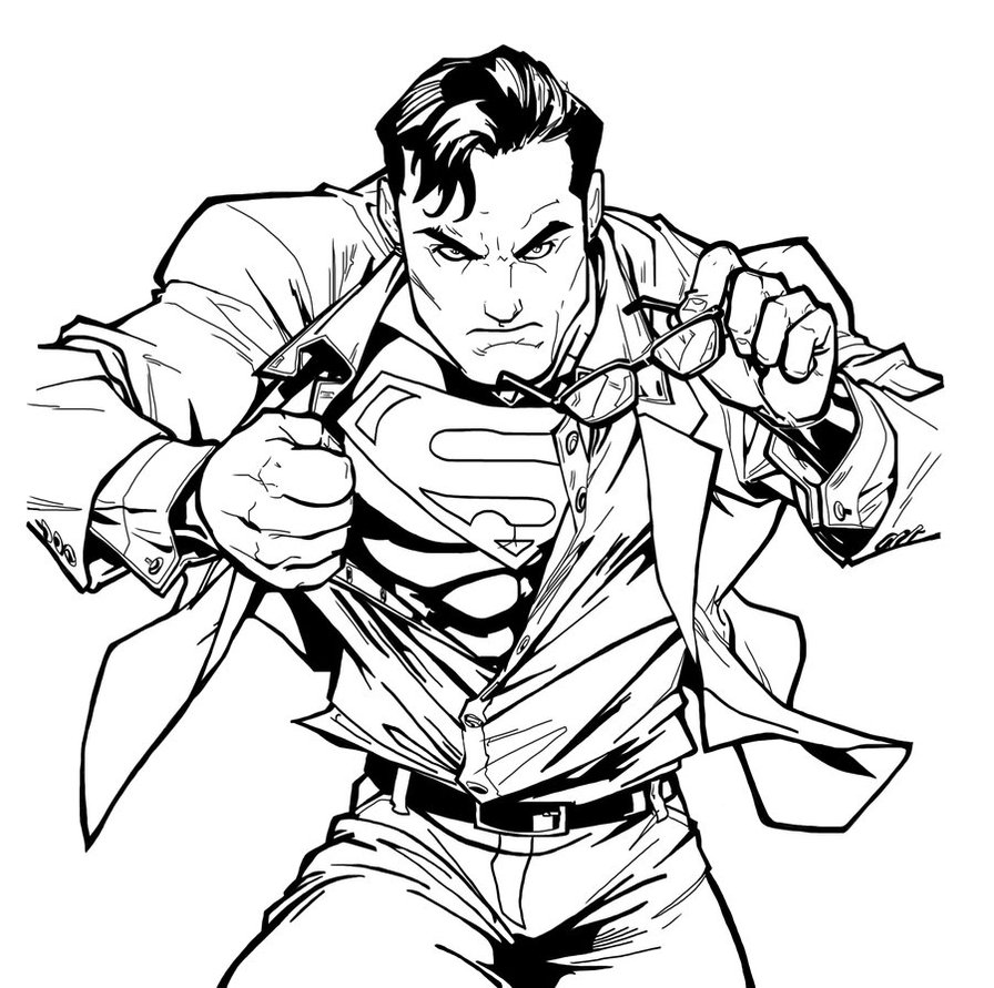 896x891 Superman Sketch Nemafro Dhink By Dhinking