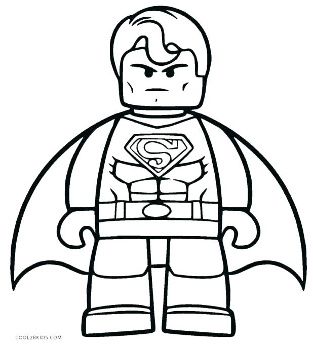 618x683 Superman Printable Coloring Pages Superman Printable Coloring
