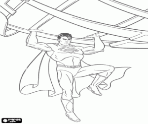 300x250 Superman Coloring Pages Printable Games