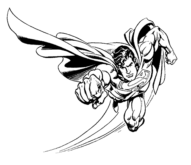 660x572 Superman Logo Coloring Pages