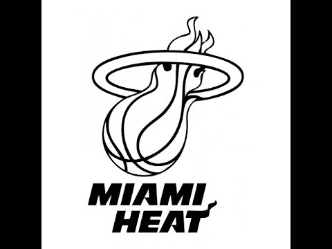 480x360 How To Draw The Miami Heat Logo (Easy)