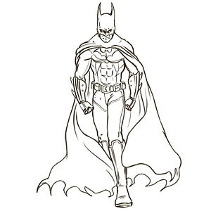 300x300 Drawn Superman Full Body