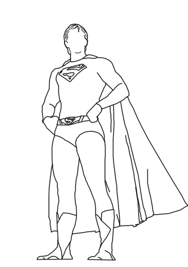 Superman Simple Drawing at GetDrawings | Free download