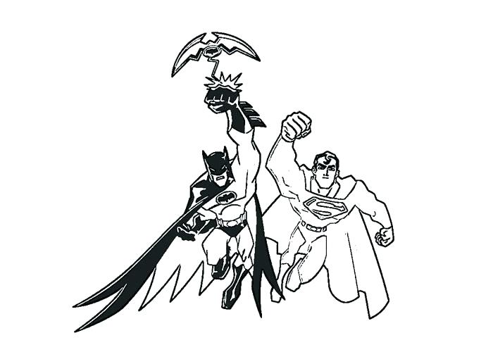 700x500 Simple Superman Coloring Page Best Of Pages Batman And To Print