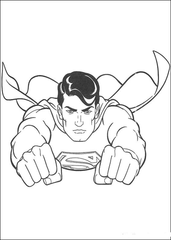 343x480 Superman Returns Coloring Page Free Printable Coloring Pages