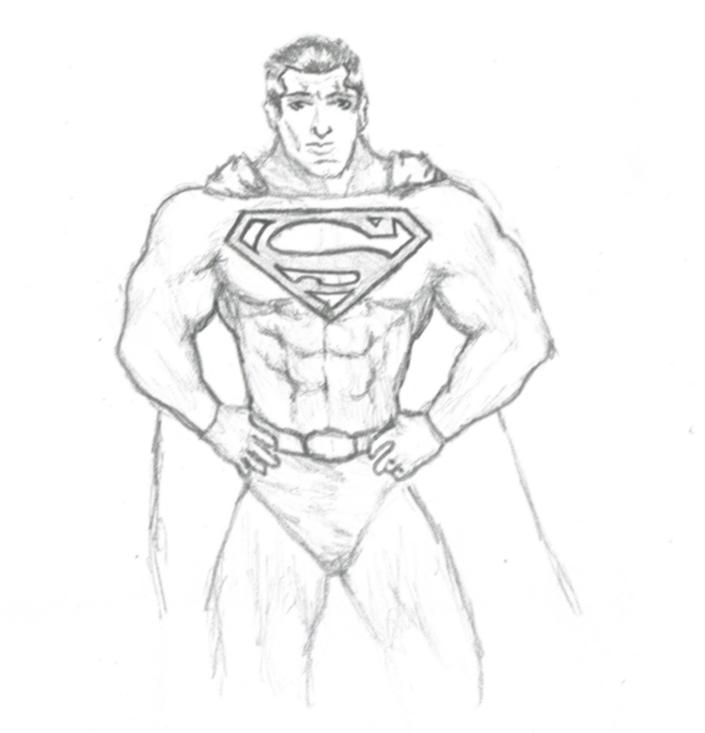1438x1496 Superman Sketch By Orlantis