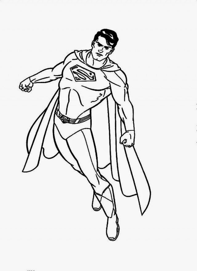 640x881 Colours Drawing Wallpaper Superman Derwing Colour Drawing Hd