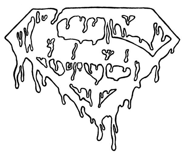 Superman Symbol Drawing