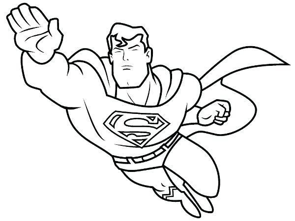 600x450 Printable Superman Coloring Pages Superman Logo Coloring Pages
