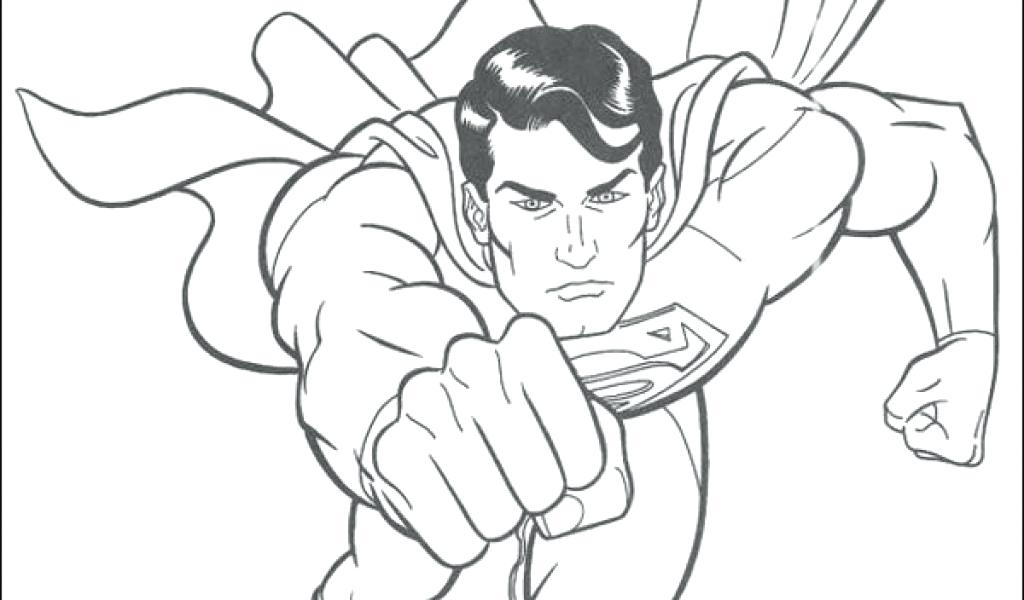 1024x600 Printable Superman Coloring Pages Omnitutor.co
