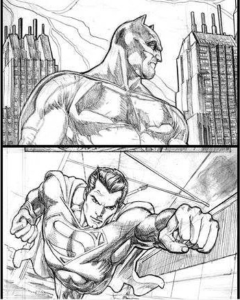 350x437 November 23 2015 Artwork From Batman V Superman Prequel Comic