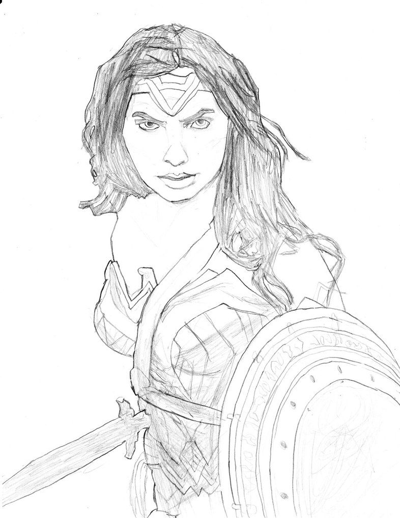 786x1017 Wonder Woman (Batman V Superman) By Homer311