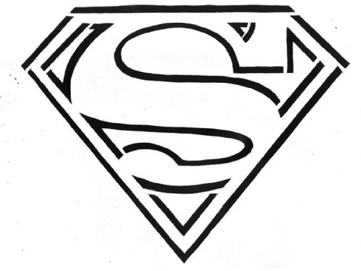 728x546 Coloring Superhero Coloring Pages Superman Logo Marvel Comic