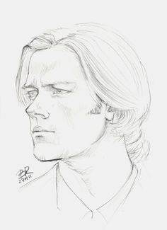 236x325 Sketches Of The Boys From Supernatural. Love These. [Fornax.tumblr