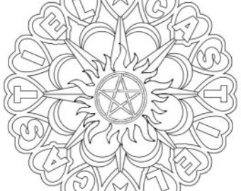 340x270 Supernatural Colouring For Grown Ups Sam And Dean