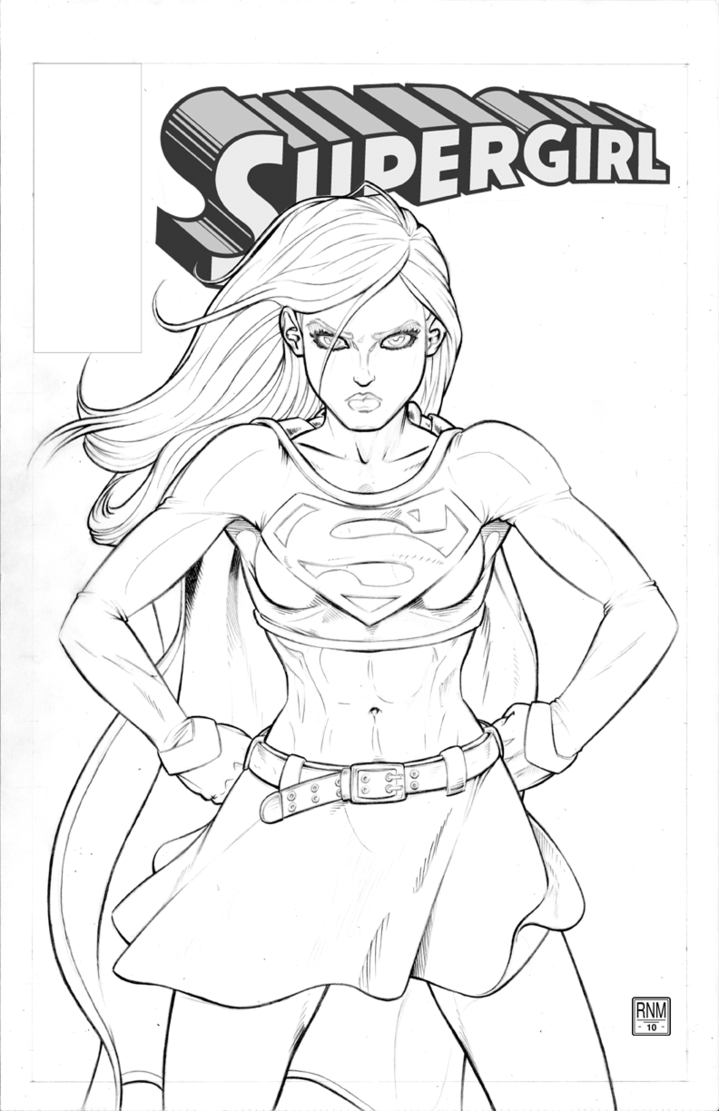 719x1111 Supergirl Cover By The Penciler