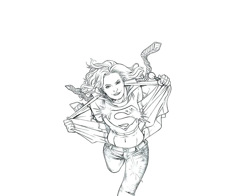 800x667 Superwoman Coloring Pages Pics Of Superhero Drawing Superman