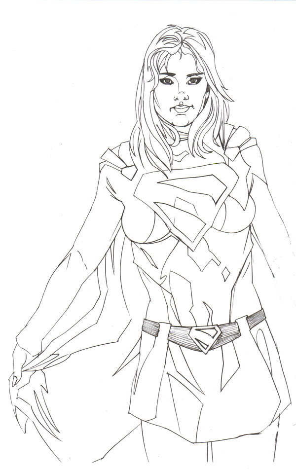 600x953 Superwoman Ii Wip By Norvandell