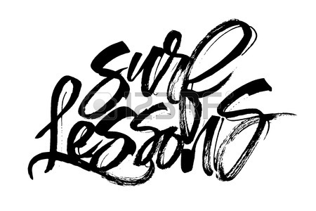450x300 Surf. Modern Calligraphy Hand Lettering For Silk Screen Print