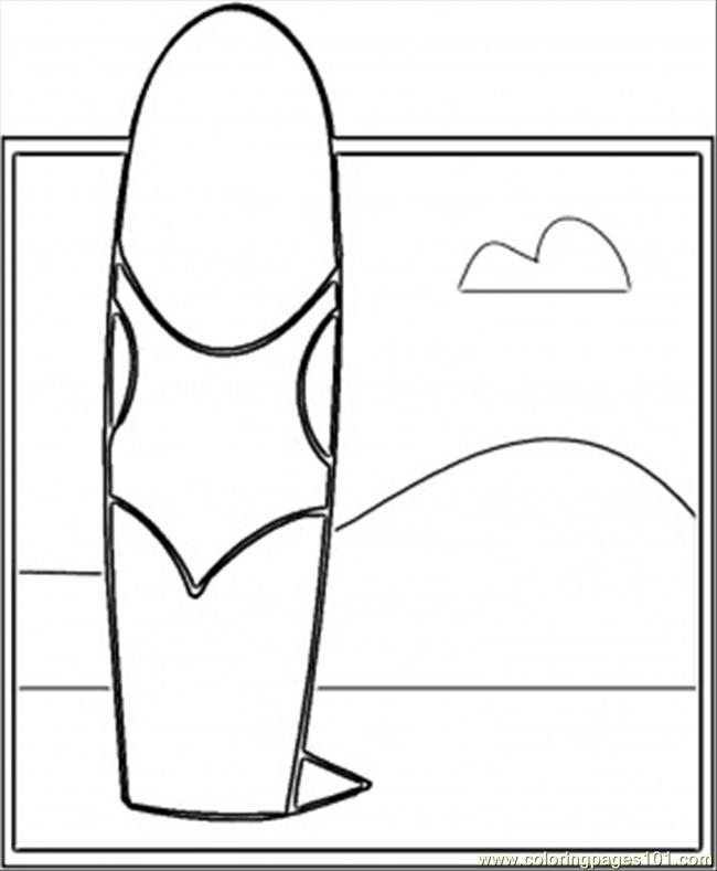 650x789 Surfboard Coloring Pages To Download And Print For Free