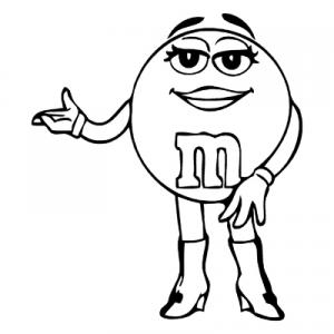 300x300 Surfboard Coloring Candies Girl Cartoon Character Candy Vinyl