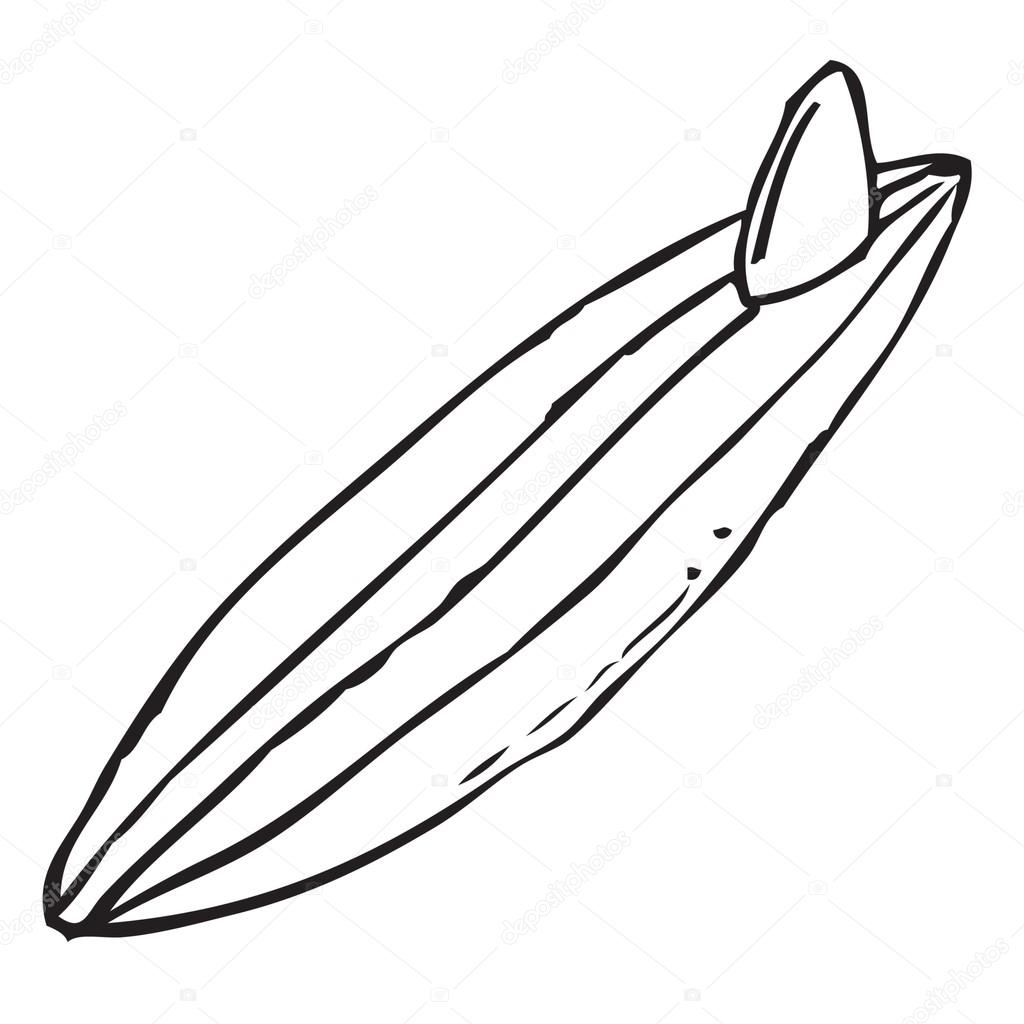 1024x1024 Surfboard Doodle Stock Vector Dicogm
