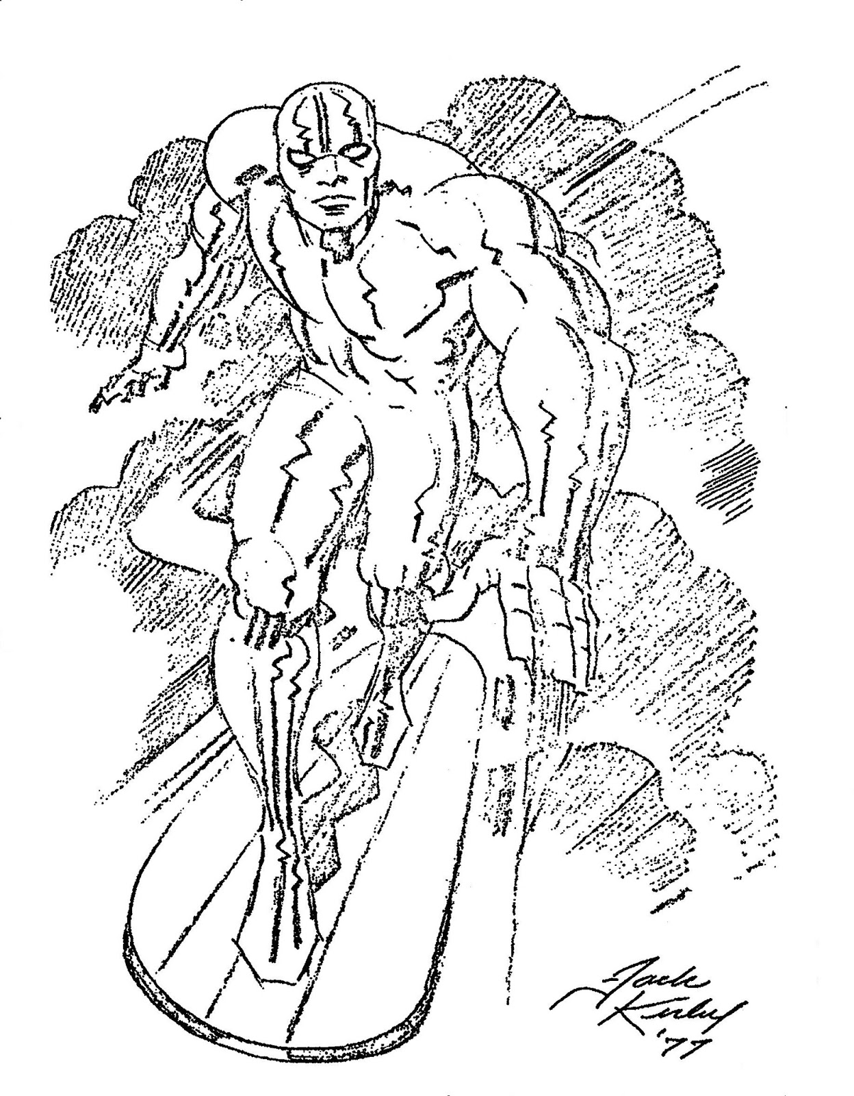 1248x1600 Cap'N's Comics Sweet'N Simple Silver Surfer By Jack Kirby