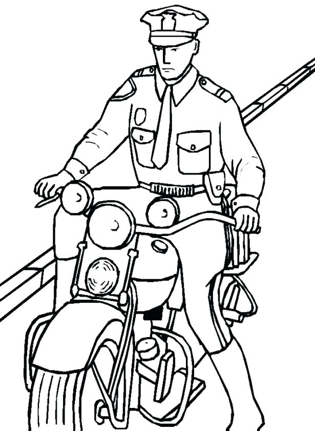 615x840 Girl Coloring Books As Well As Policeman Coloring Medium Size