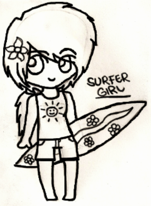 493x673 Surfer Girl (Collab) By Xoavrilox