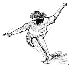 236x225 One Of My Surf Art Drawings Andoni Galdeano Tings