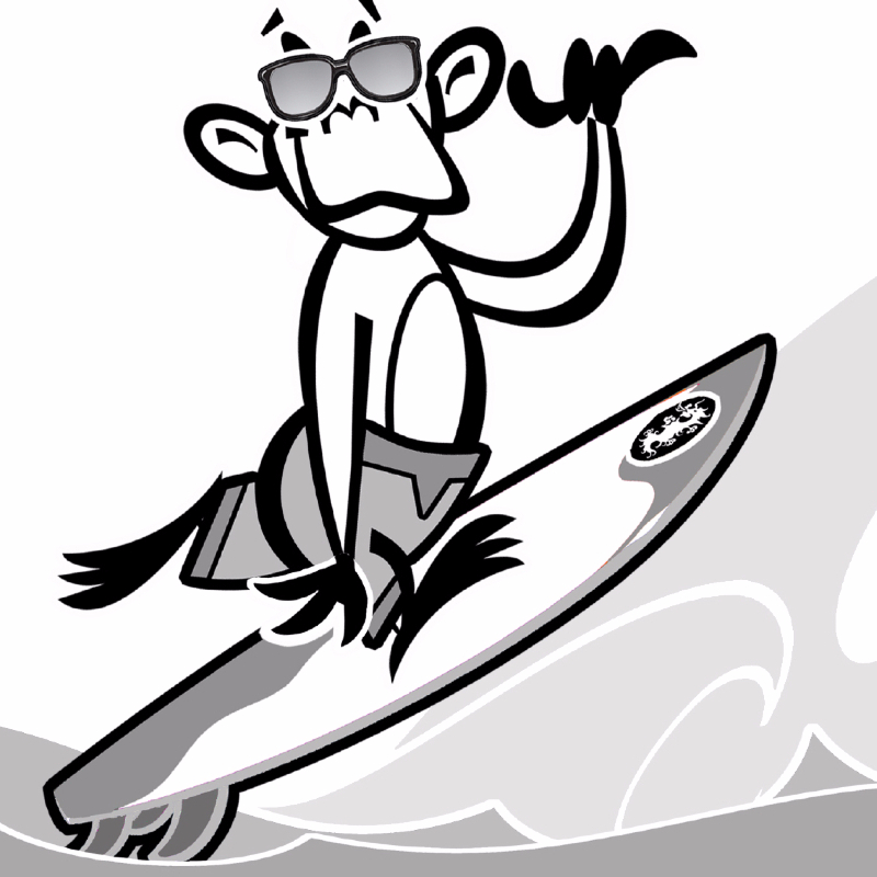800x800 Surfing Monkey Nagazette