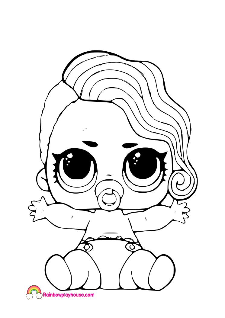745x1053 Lil Pearl Surprise Printable Coloring Page