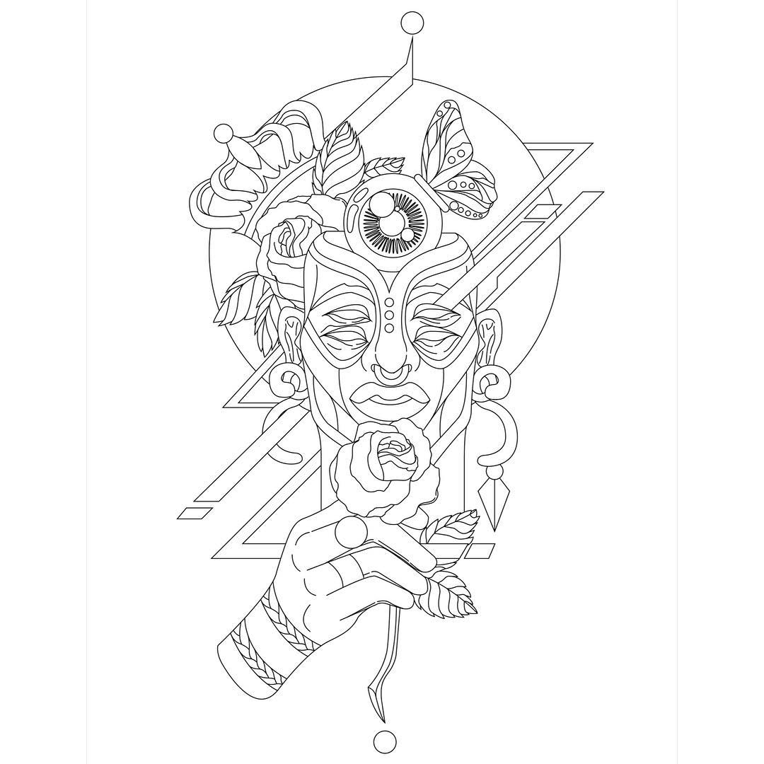 1080x1080 Surprise! First Drawing Of The New Year! Inspired By