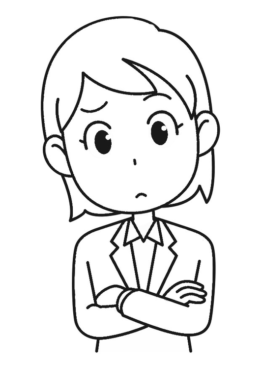 531x750 Coloring Page Surprised