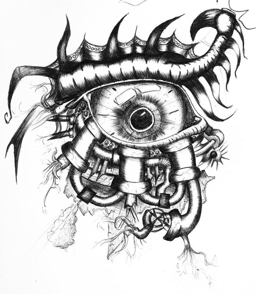 835x956 Mechanical Eye By Cardi777