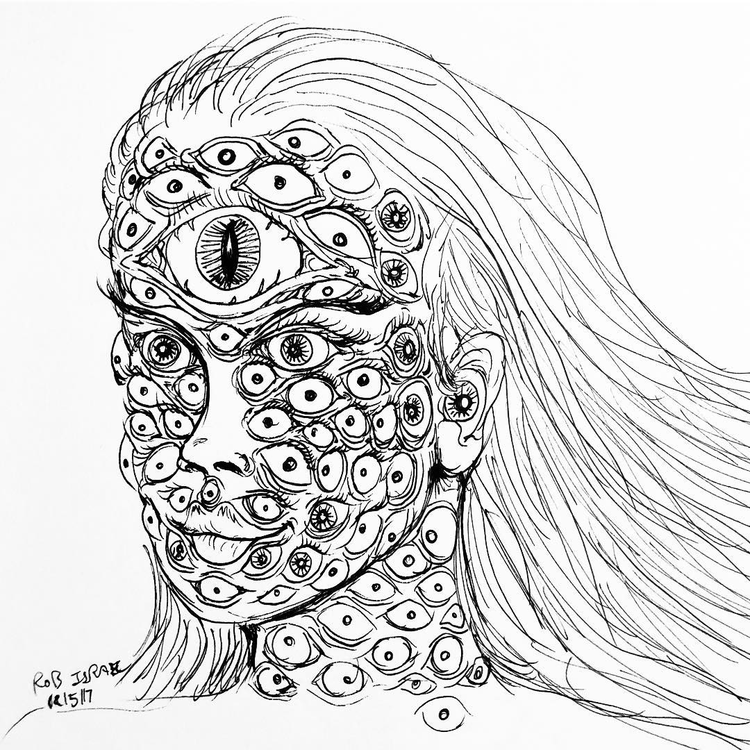 1080x1080 Eyeball Eyes Drawing Doodle On Instagram